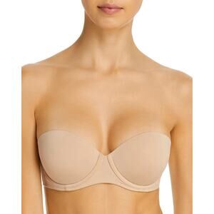 Calvin Klein Perfectly Fit Strapless Push up Bra Beige Size 32D 0780